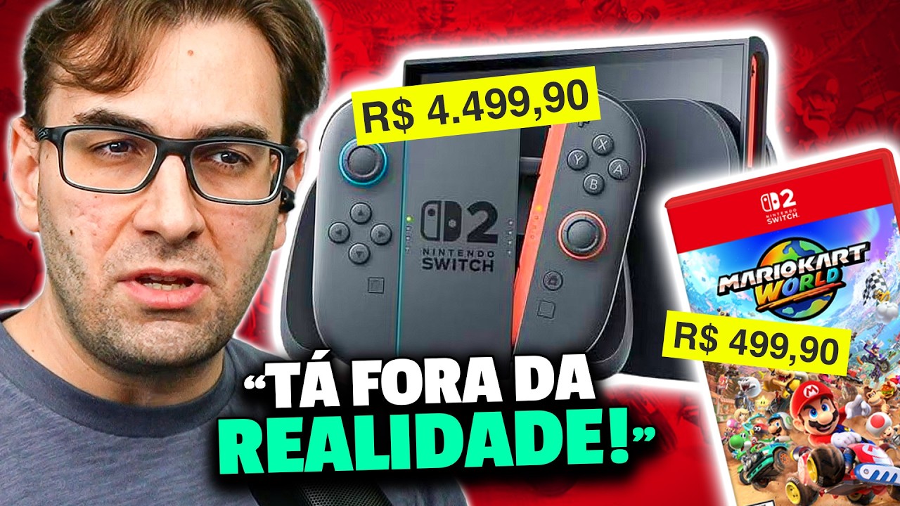 Os Preços do Switch 2 são ACEITÁVEIS? BRKsEDU comenta!