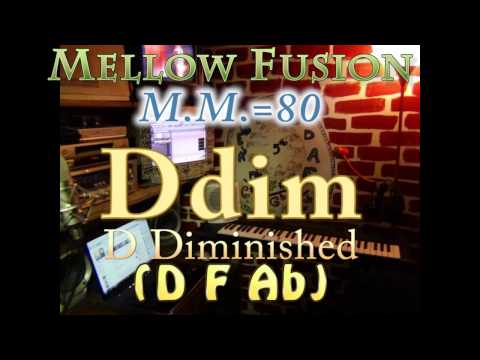 D Dim (D F Ab) Mellow Fusion - M.M.=80 - One Chord Vamp