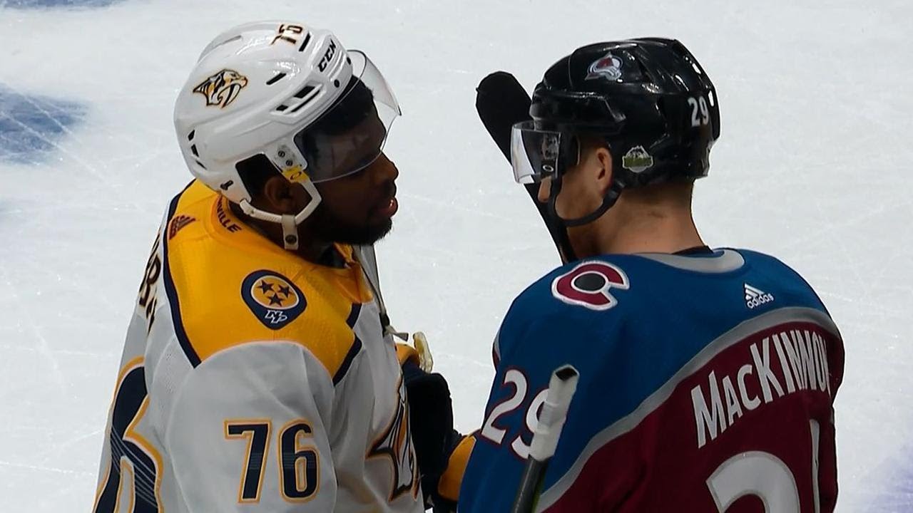  PK Subban et Nathan MacKinnon....