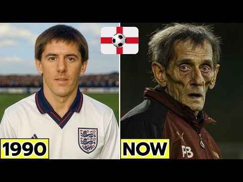England 🏴󠁧󠁢󠁥󠁮󠁧󠁿 World Cup 1990 Squad ⚽ Then and Now
