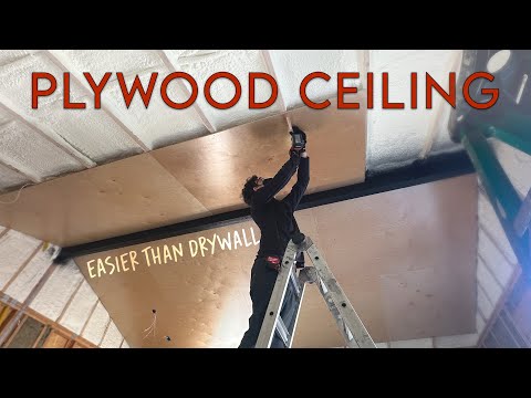 Plywood Ceiling: We Ditched Drywall for Plywood—Here's Why