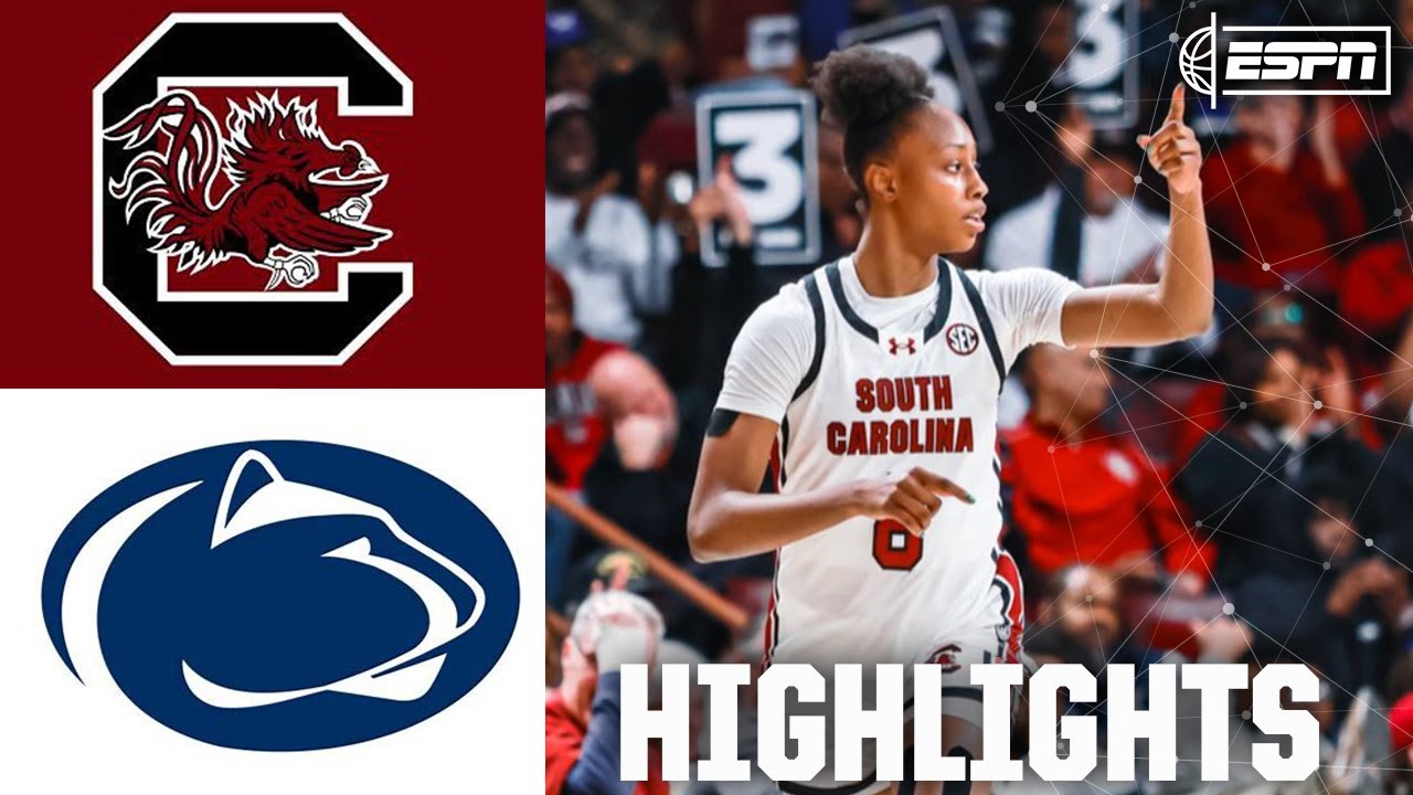 Penn State Lady Lions vs. South Carolina Gamecocks | Full Game Highlights | ESPN College Basketball