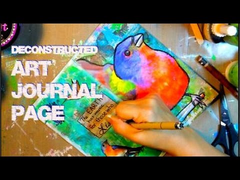 Deconstructed Art Journal Page