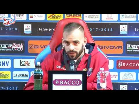 Di Grazia - Curiale - Russotto post Catania - Akragas 2-0 serie C 2017/18