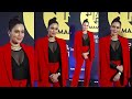 Salman Khan Close Friend Waluscha De Sousa Looking Hot In Red At Red Carpet Of Mumbai Film Festival