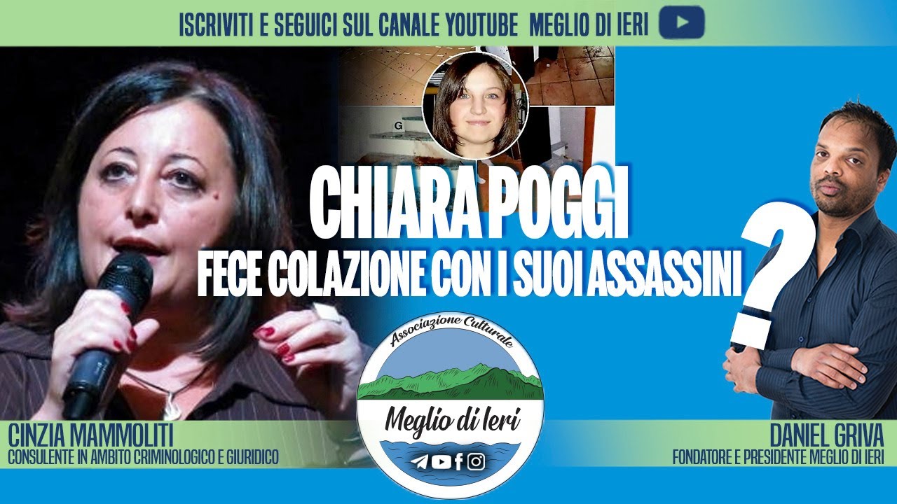 Chiara Poggi fece colazione con i suoi assassini? - CINZIA MAMMOLITI - Criminologa