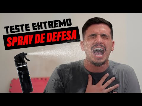 Teste de Spray de Defesa Pessoal de Gengibre (similar spray de pimenta) - Loja da Carabina
