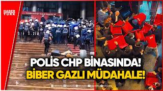 CHP Genel Merkezi Karıştı: Polis Binaya Girdi!