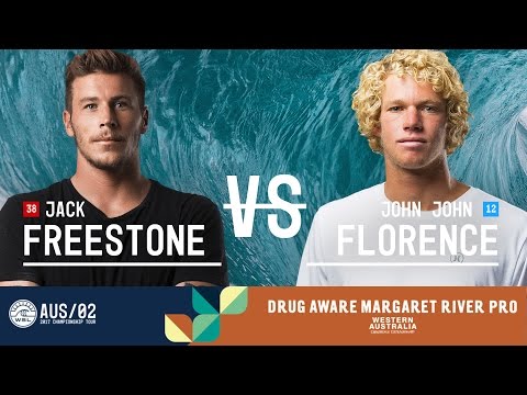 Jack Freestone vs. John John Florence - Semifinals, Heat 1 - Drug Aware Margaret River Pro 2017