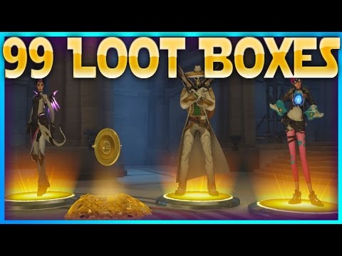 OVERWATCH - 100 LOOT BOXES: SO MANY LEGENDARIES (Opening Loot Crates)