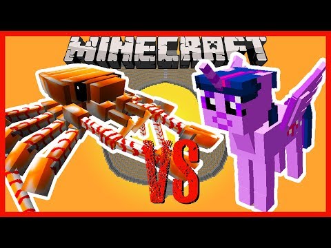 Minecraft - CRABZILLA VS TWILIGHT SPARKLES (CAN THIS MONSTER CRAB TAKE ON A TINY MY LITTLE PONY?!?)