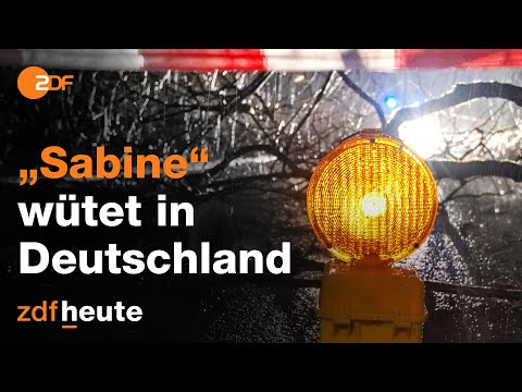 Sturmtief „Sabine“: Schäden in ganz Deutschland
