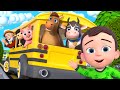 Wheels On The Bus With Farm Animals Lalafun Nursery Rhymes Kids Songs