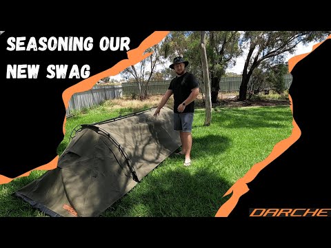 HOW TO SEASON A SWAG | DARCHE DUSK TO DAWN 1400 | DARCHE SWAG | CAMPING GEAR REVIEWS