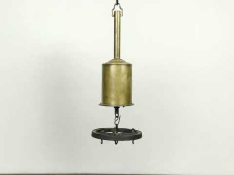 English Antique Brass Fireplace Rotisserie Spit Jack, Turnspit, Fireplace Jack #25010