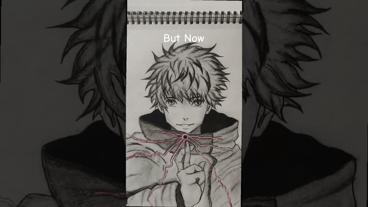 my first anime drawing vs now. #beginnerarttips #arteasy #anime #easyartlover #artforbeginners