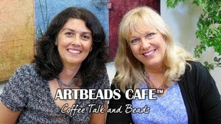 preview picture of video 'Artbeads Cafe - Kristal Wick and Cynthia Kimura Chat Byzantine Inspiration and Braided Leather Cord'