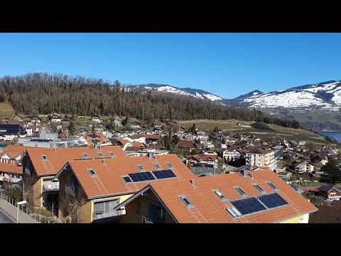 Amazing View from Spiez (Switzerland) Train Station