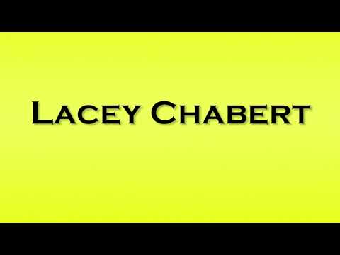 Pronunciation of Lacey Chabert