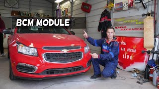 CHEVROLET CRUZE BCM BODY CONTROL MODULE LOCATION REPLACEMENT