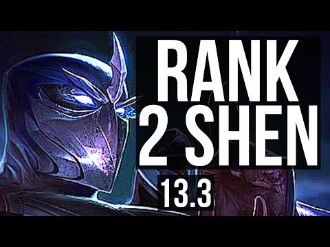 SHEN vs EKKO (TOP) | Rank 2 Shen, 5/1/9 | TR Challenger | 13.3