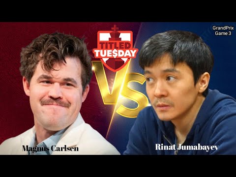Checkmate!! Rinat Jumabayev vs Magnus Carlsen in Titled Tuesday 2026 || chesscom 