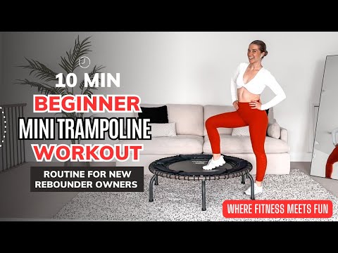 Beginner-Friendly Mini Trampoline Workout | 10-Minute Routine for New Rebounder Owners | Jump&Jacked