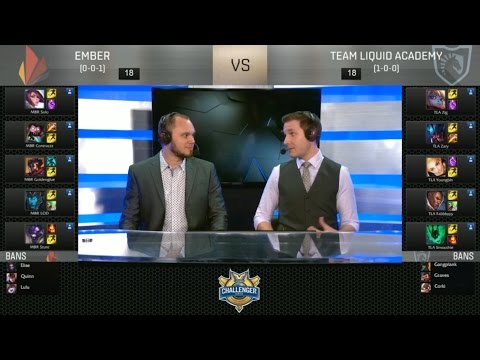 MBR vs TLA Highlights Game 1 - Ember vs Team Liquid Academy - 2016 NA Challenger Spring