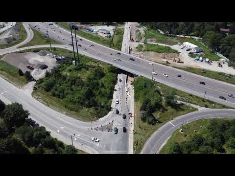 DJI Mini 2 - View of the QEW highway