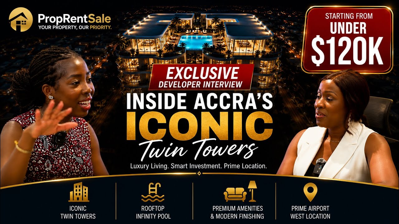 Accra's Hottest Luxury Apartments? 🏙️ From Under $120K 