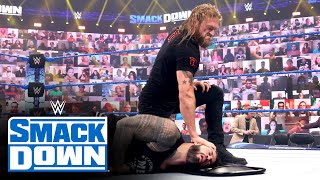 Edge returns to launch a surprise attack on Roman 