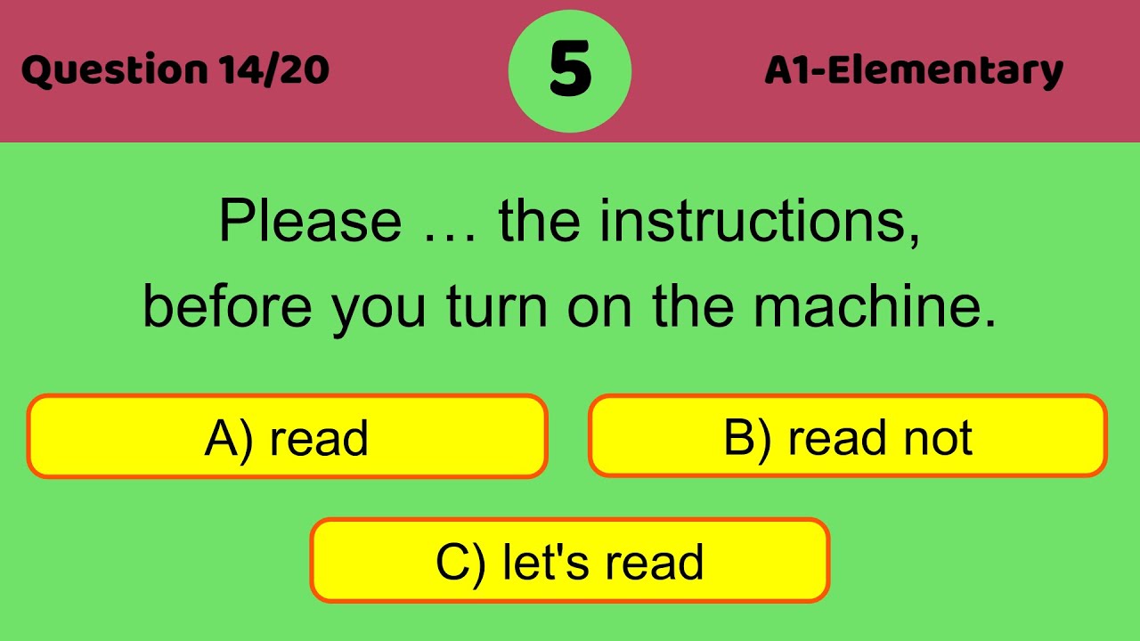 the imperative | sit down ! Don’t talk ! # Lesson 12 - Quiz N°1 -