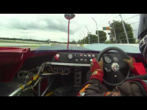 Paul Brown Runs a Few Laps at Pocono in an Alfa T33/12