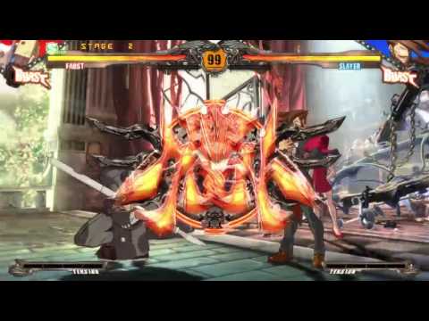 Guilty Gear Xrd Revelator Faust Arcade playtrough (No Mic)