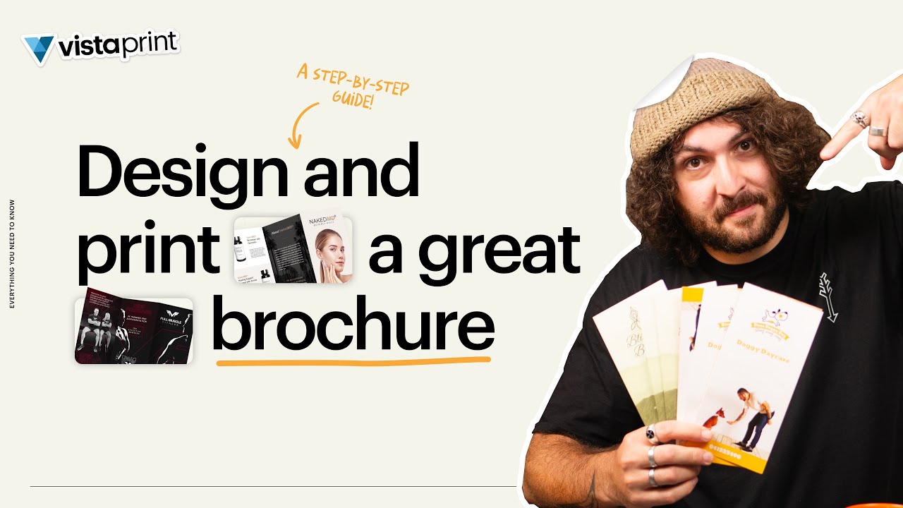 How to make a brochure design with VistaPrint