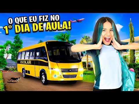 COMO FOI O MEU PRIMEIRO DIA DE AULA *tive uma surpresa!