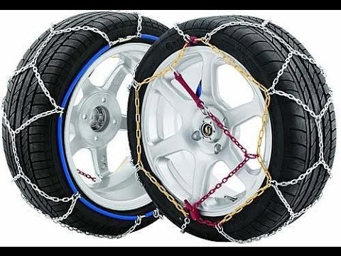 How to fit snow chains? Snow chains