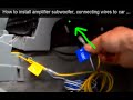 How to install amplifier subwoofer, connecting wires ...