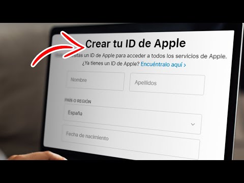 Crear un Apple ID desde cualquier dispositivo utilizando la web