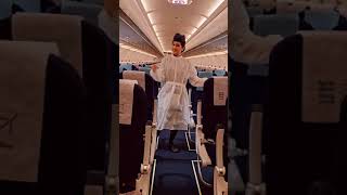 air hostess dance in plane | Indigo airlines