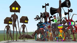 Download lagu NEW SIREN HOUSE HEAD VS ALL SIREN HEADS TEAM in Garry's Mod mp3