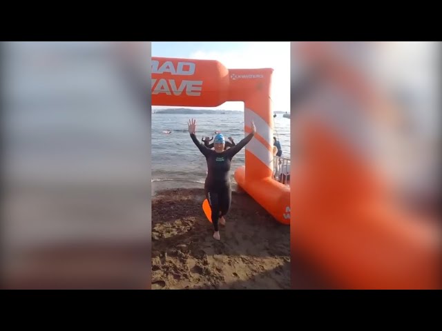 Ангарчанка переплыла Босфор