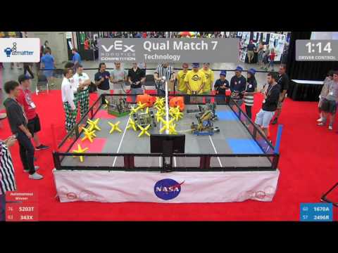 2017 VRC Tech Q7 - 5203T 343X vs 1670A 2496R - 10 to 53