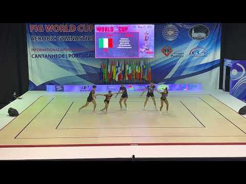 World Cup Aerobic Gymnastics Cantanhede 2022 GR Italy
