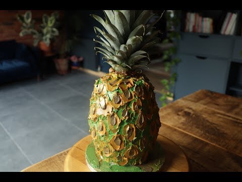 Show Stopper birthday cake | pineapple cake | Food with Chetna