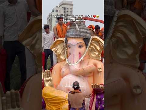 G.S.B Seva Mandal Ganpati Visarjan 2024 | Girgaon Chowpatty |#youtube #shorts #ganpati #shortvideo