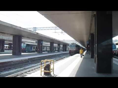 E656.099 in partenza con l' IC 561 Roma Termini - Reggio Calabria Centrale