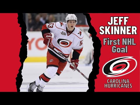 Jeff Skinner #53 (Carolina Hurricanes) first NHL goal Oct 20, 2010 (Classic NHL)