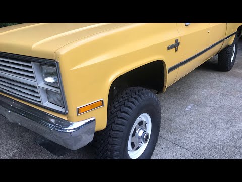 Square body 4inch lift install