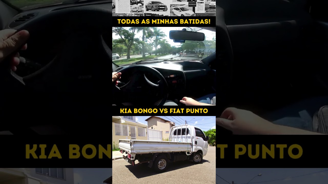 Batida do Kia Bongo com Fiat Punto!